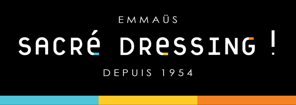 Enseigne "Emmaüs Sacré Dressing !"